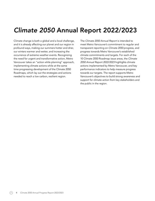 Metro Vancouver - AQ-climate2050-annual-report-2022:2023 - Page 4-5