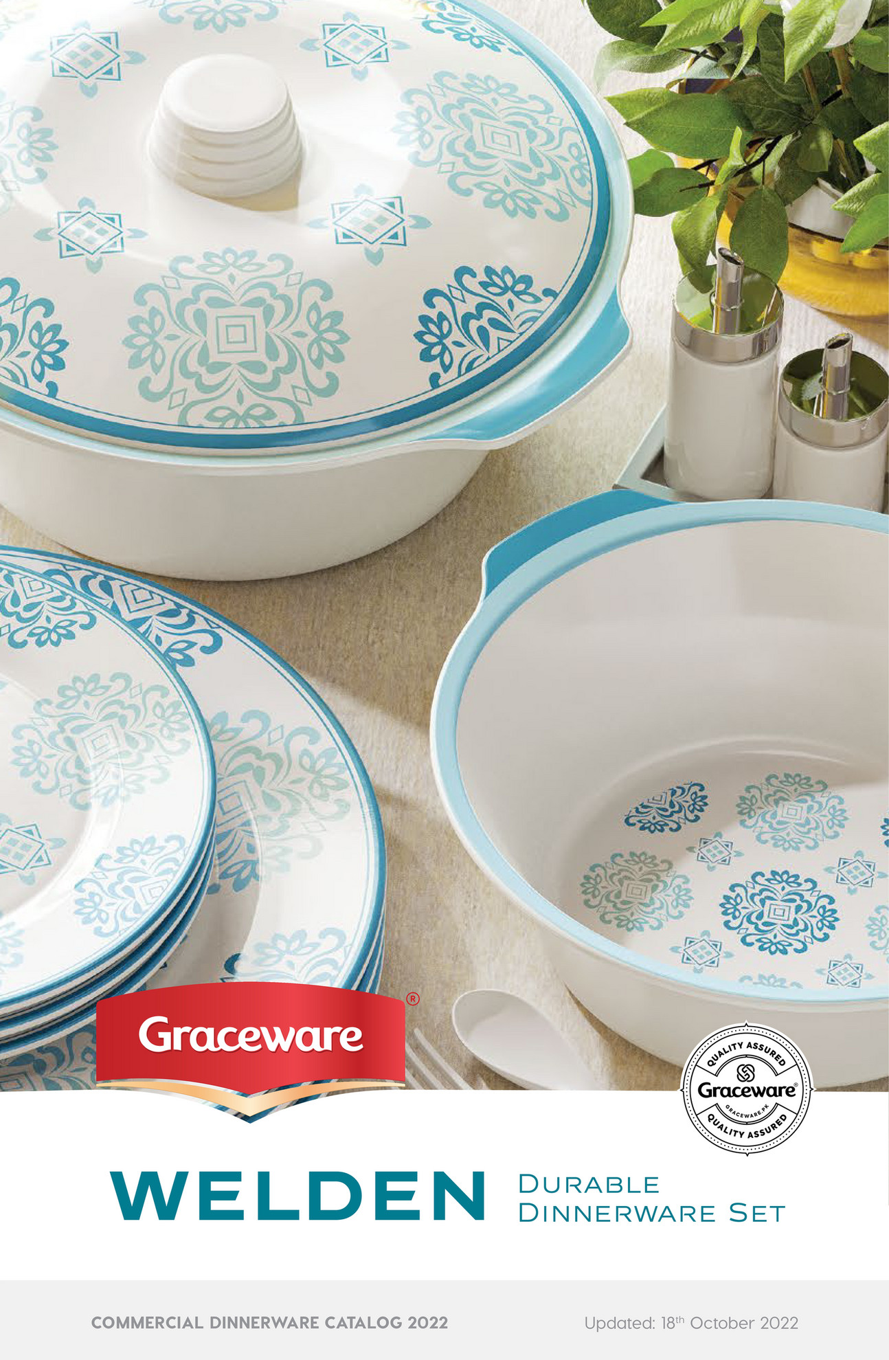 Graceware Publications Welden Dinnerware Catalog Page 1