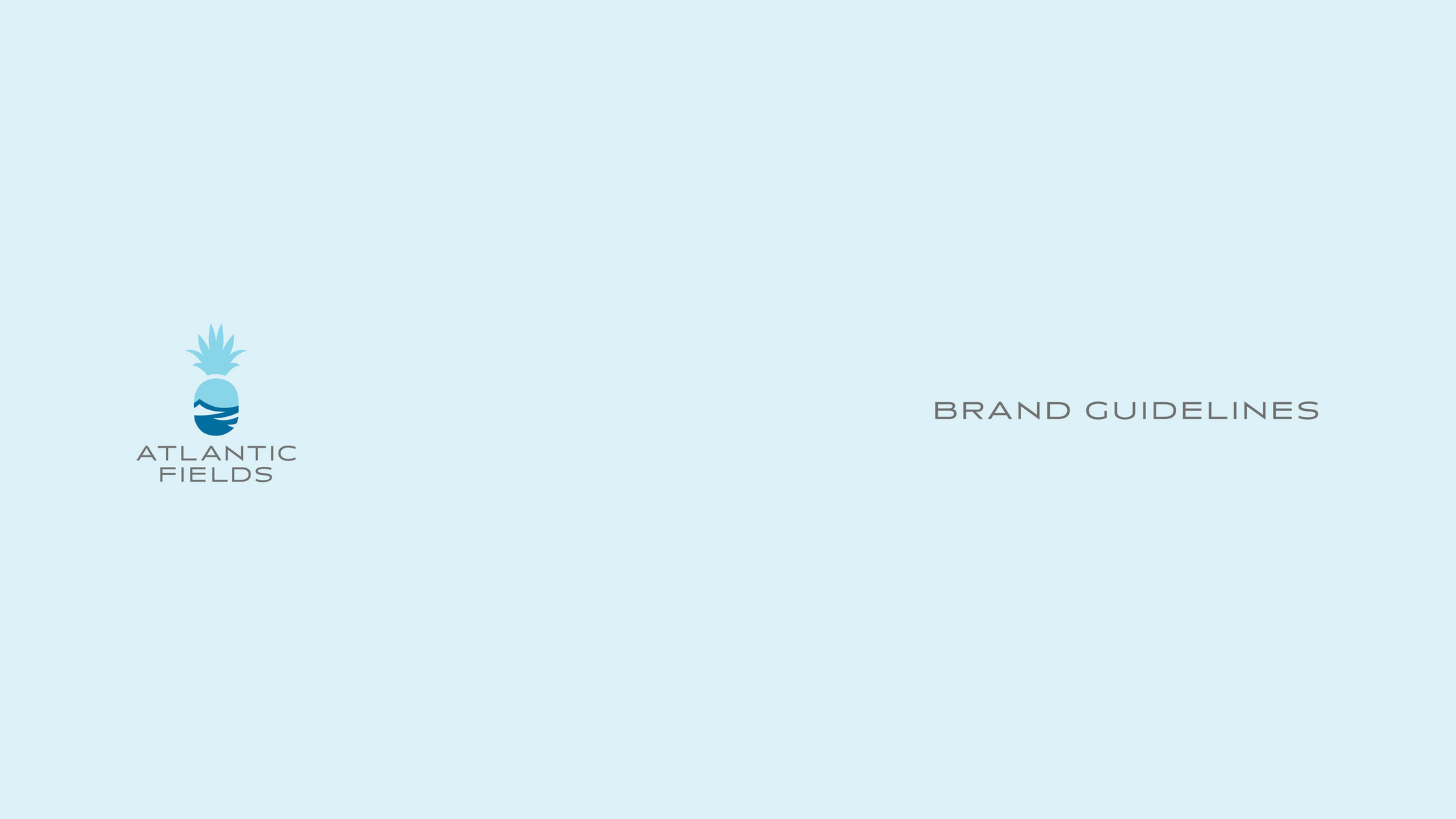 Atlantic Fields Atlantic Fields Brand Guidelines Page 1