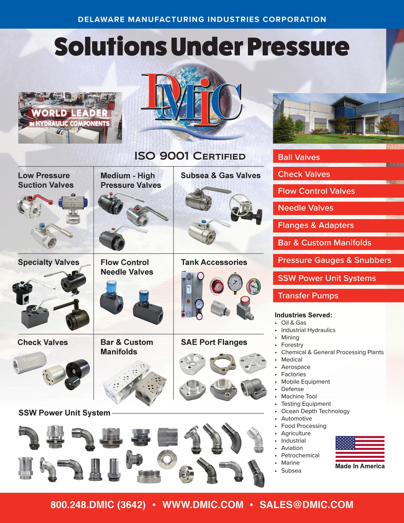 Mi Fluid Power Solutions DMIC Product Card 2022 Page 1