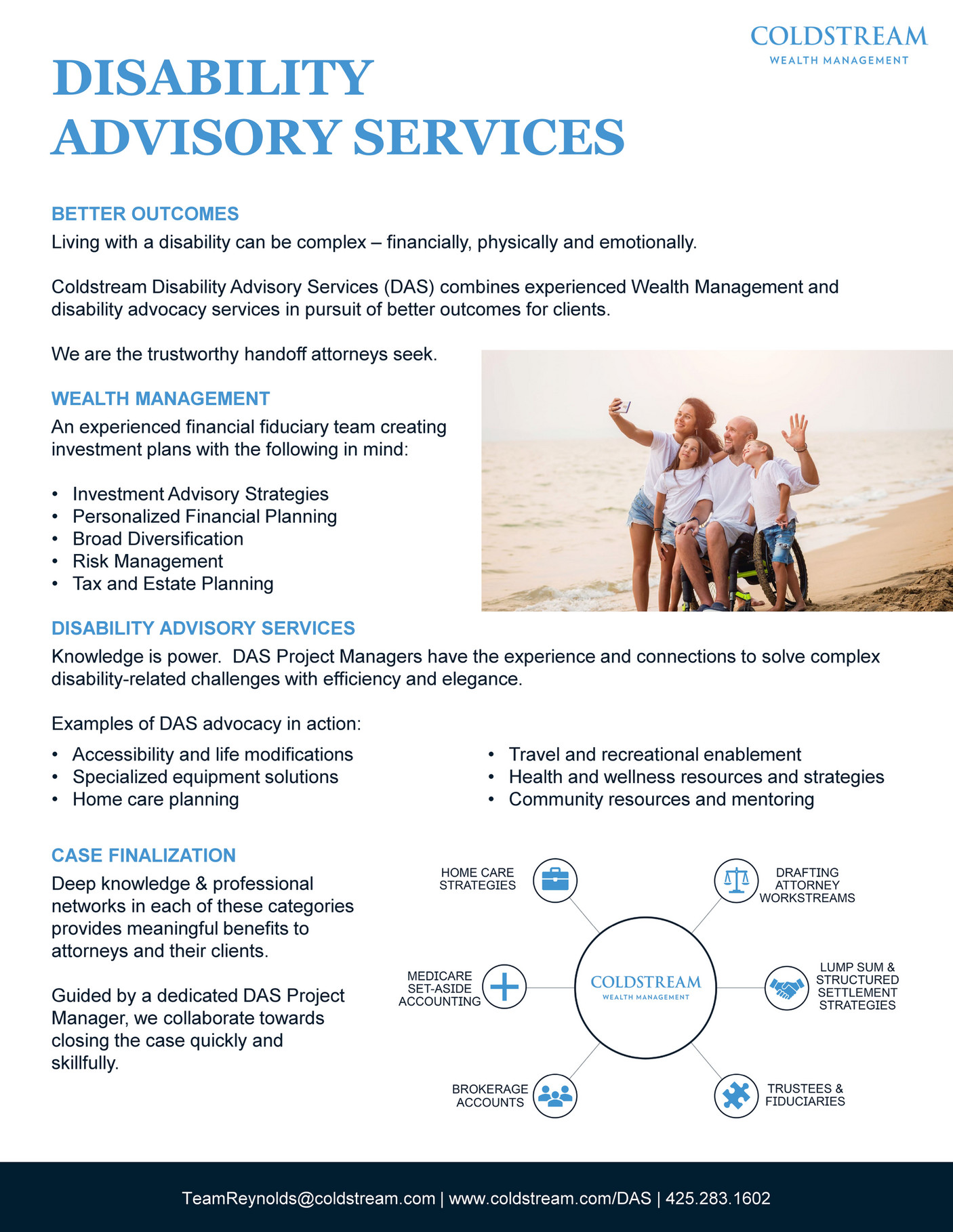 Coldstream Wealth Management Disability Advisory Services Overview