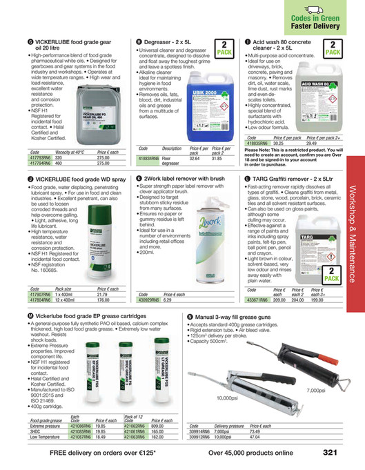 Grease Hs Code Vickerlube food grade 3HDC grease 2. Pack 1