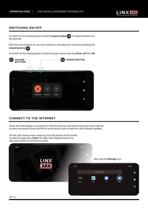 ARB 4x4 Accessories - LINX Operation Guide | 01.12.22 - Page 12-13