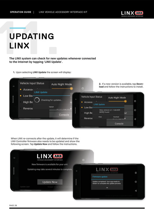 ARB 4x4 Accessories - LINX Operation Guide | 01.12.22 - Page 26-27