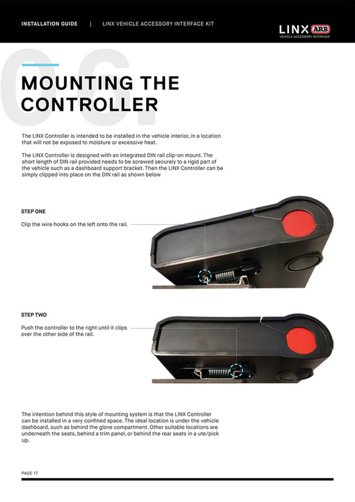 Linx Vision Controller ARB 4x4 Accessories - LINX Installation Guide | 01.12.22 - Page 14-15