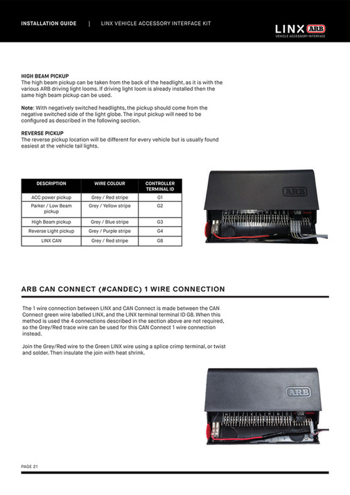 ARB 4x4 Accessories - LINX Installation Guide | 01.12.22 - Page 18-19