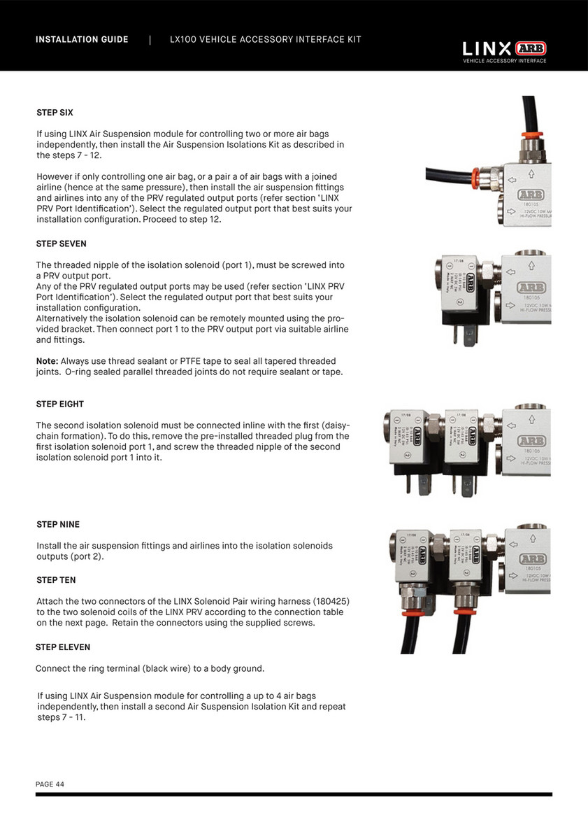 ARB 4x4 Accessories - LINX Installation Guide