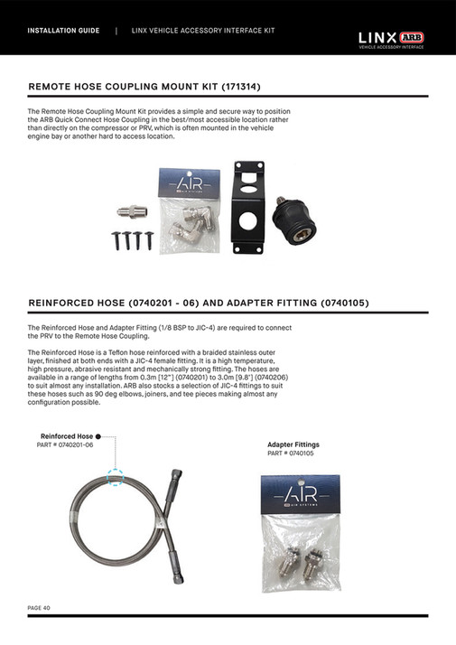 ARB 4x4 Accessories - LINX Installation Guide | 01.12.22 - Page 38-39