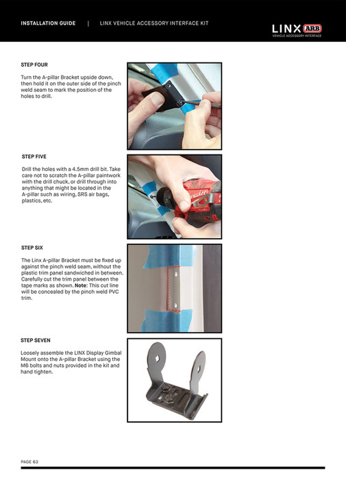 ARB 4x4 Accessories - LINX Installation Guide | 01.12.22 - Page 64-65