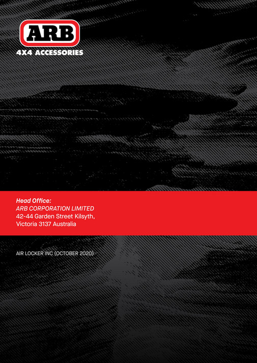 ARB 4x4 Accessories - ARB USA Warranty Booklet October 2020 - Page 8