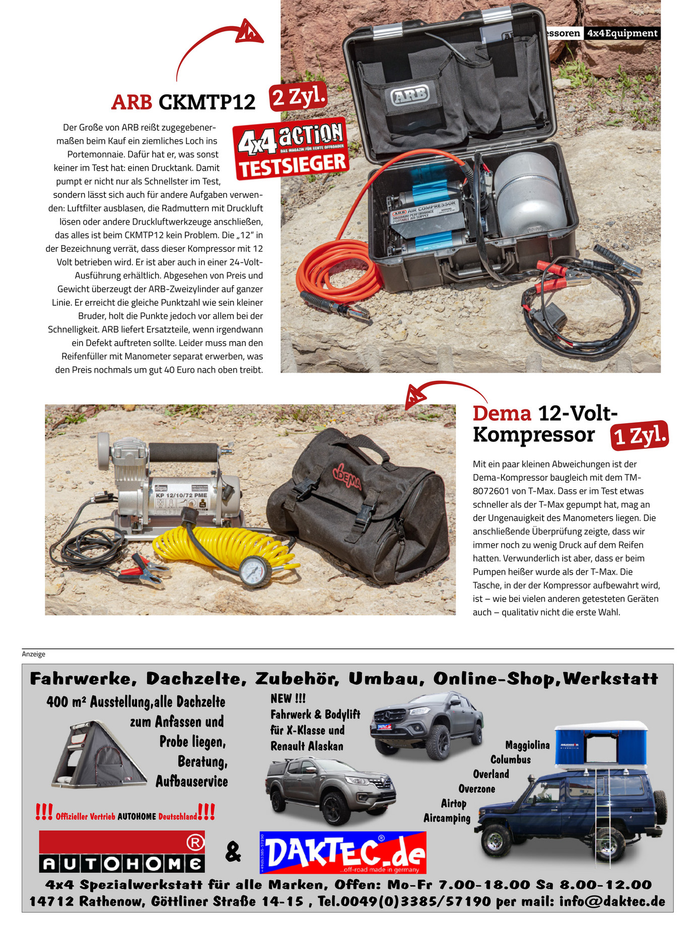 4x4 offroad zubehoer on Arb 4x4 Accessories 034 043 Kompressoren Page 1