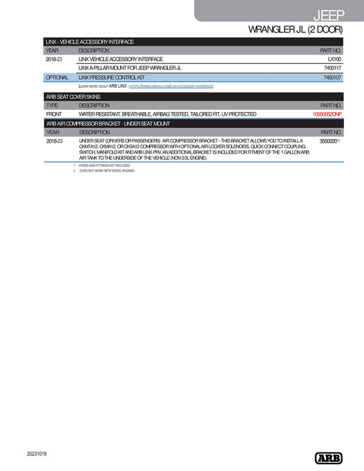 ARB 4x4 Accessories - Jeep Application Guides - Page 3