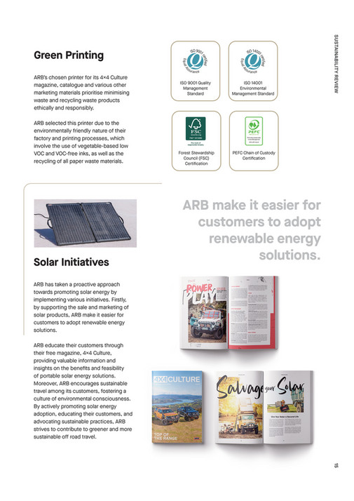 ARB 4x4 Accessories - ARB ESG Report - Page 16-17