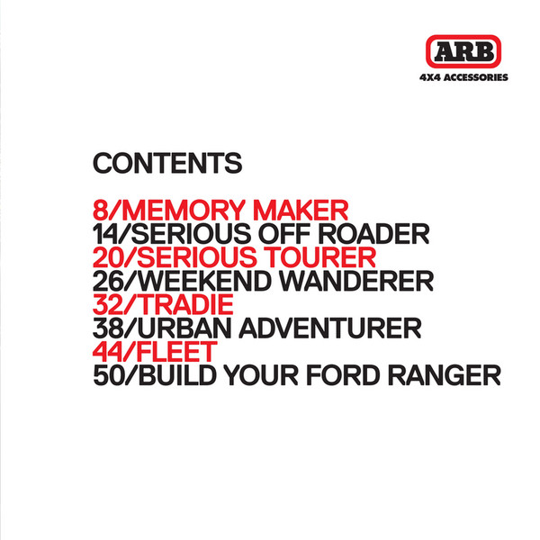 ARB 4x4 Accessories - ARB Ford Ranger Persona Brochure - Page 6-7