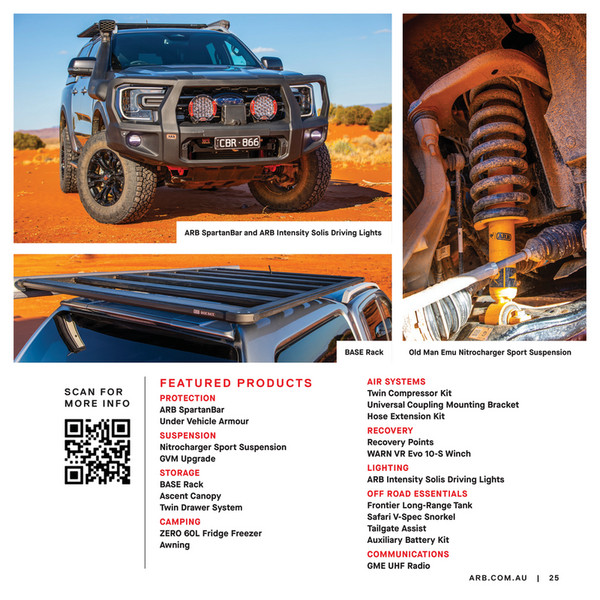 ARB 4x4 Accessories - ARB Ford Ranger Persona Brochure - Page 24-25