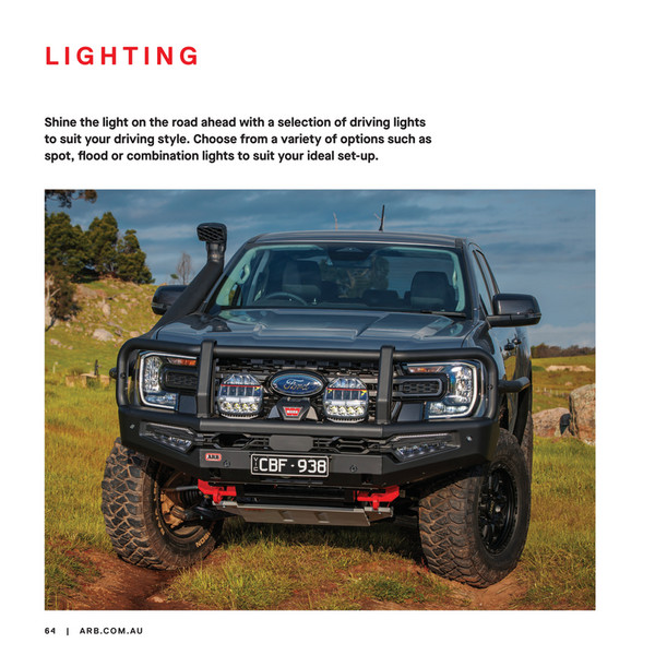 ARB 4x4 Accessories - ARB Ford Ranger Persona Brochure - Page 64-65