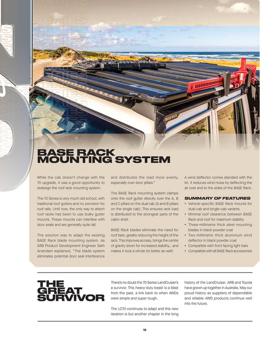 Adapt Base Ladder Rack ARB 4x4 Accessories - 4x4 Culture Issue 66 - Page 22-23