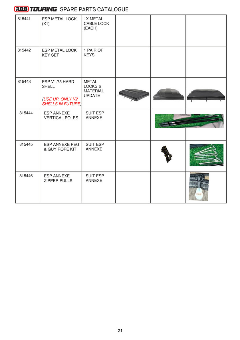ARB 4x4 Accessories - ARB Touring Spare Parts Catalogue MARCH 2025