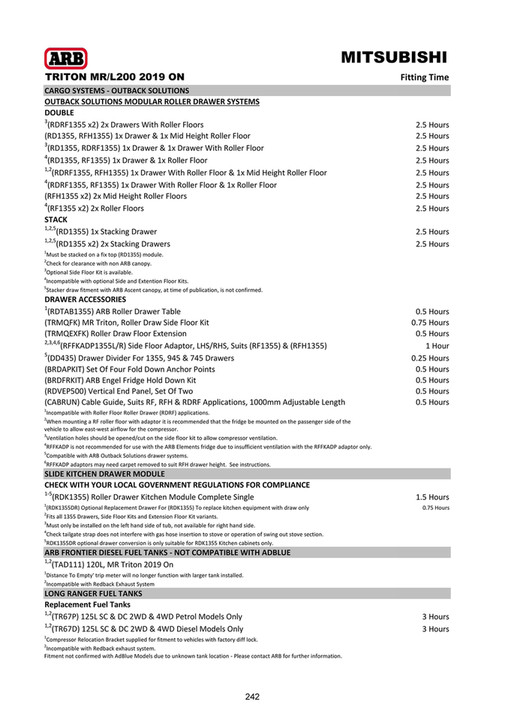 ARB 4x4 Accessories - Export Vehicle Application Guide (EVAG) - May ...