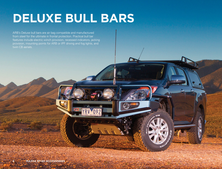 arb bt50 bullbar