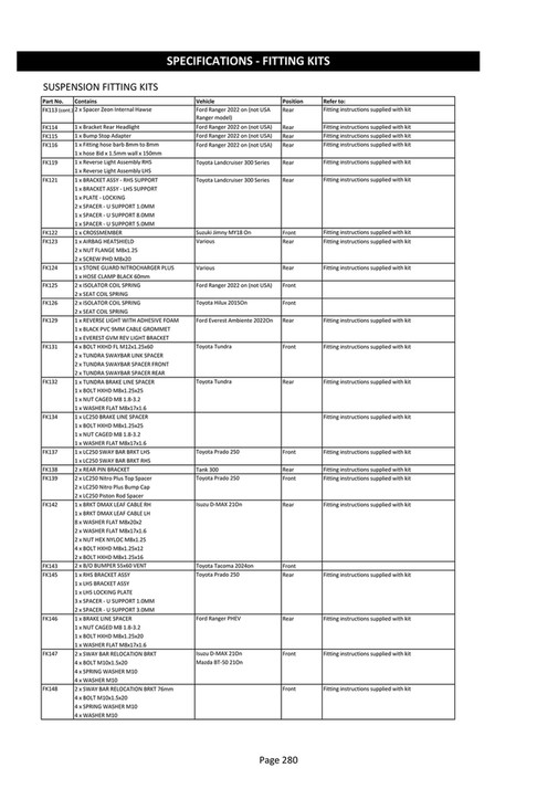 ARB 4x4 Accessories - Old Man Emu International Application Catalogue ...