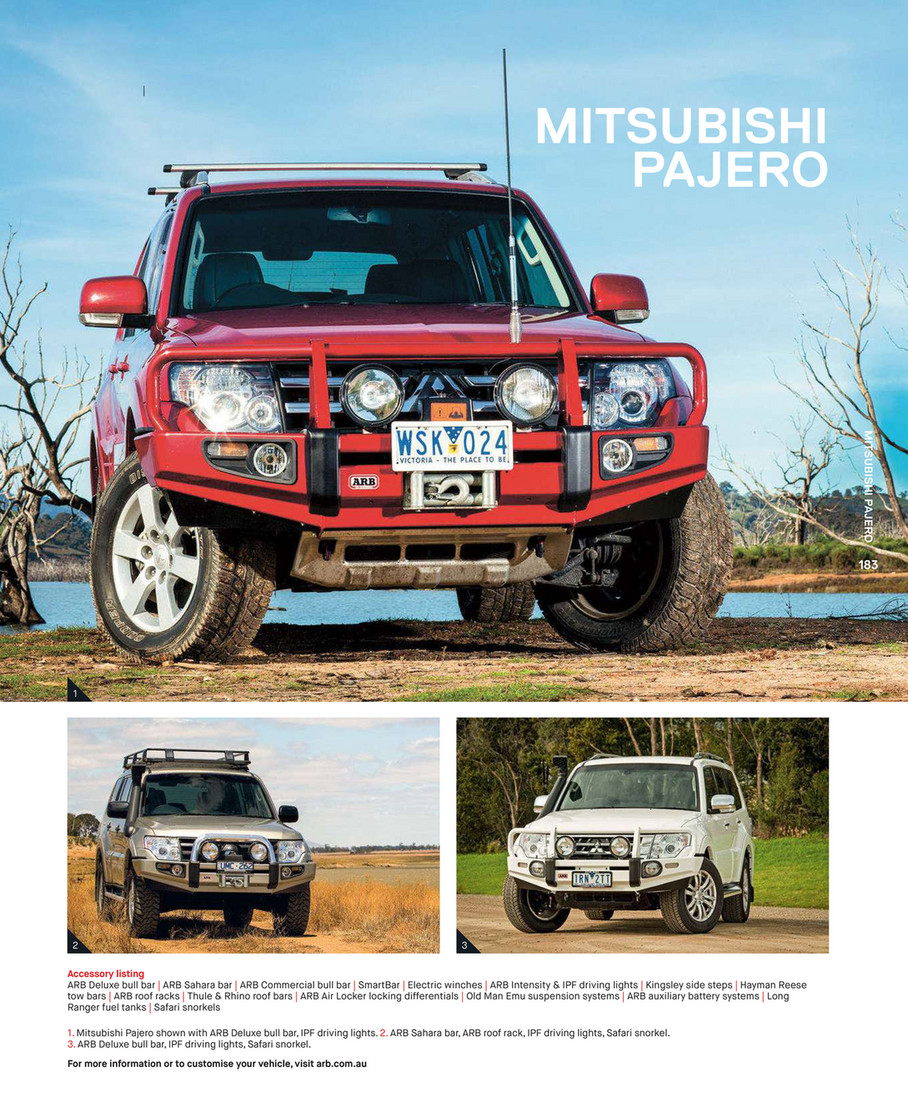 ARB 4x4 Accessories - ARB 2018 Catalogue - Page 182-183