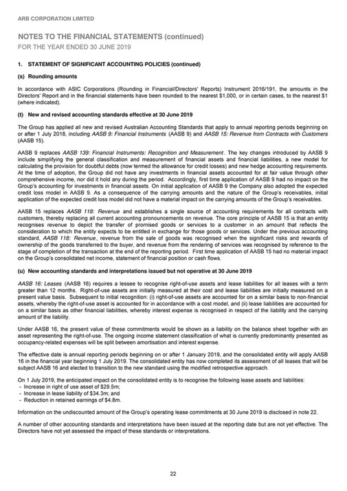 ARB 4x4 Accessories - 2019 ANNUAL REPORT - Page 26-27