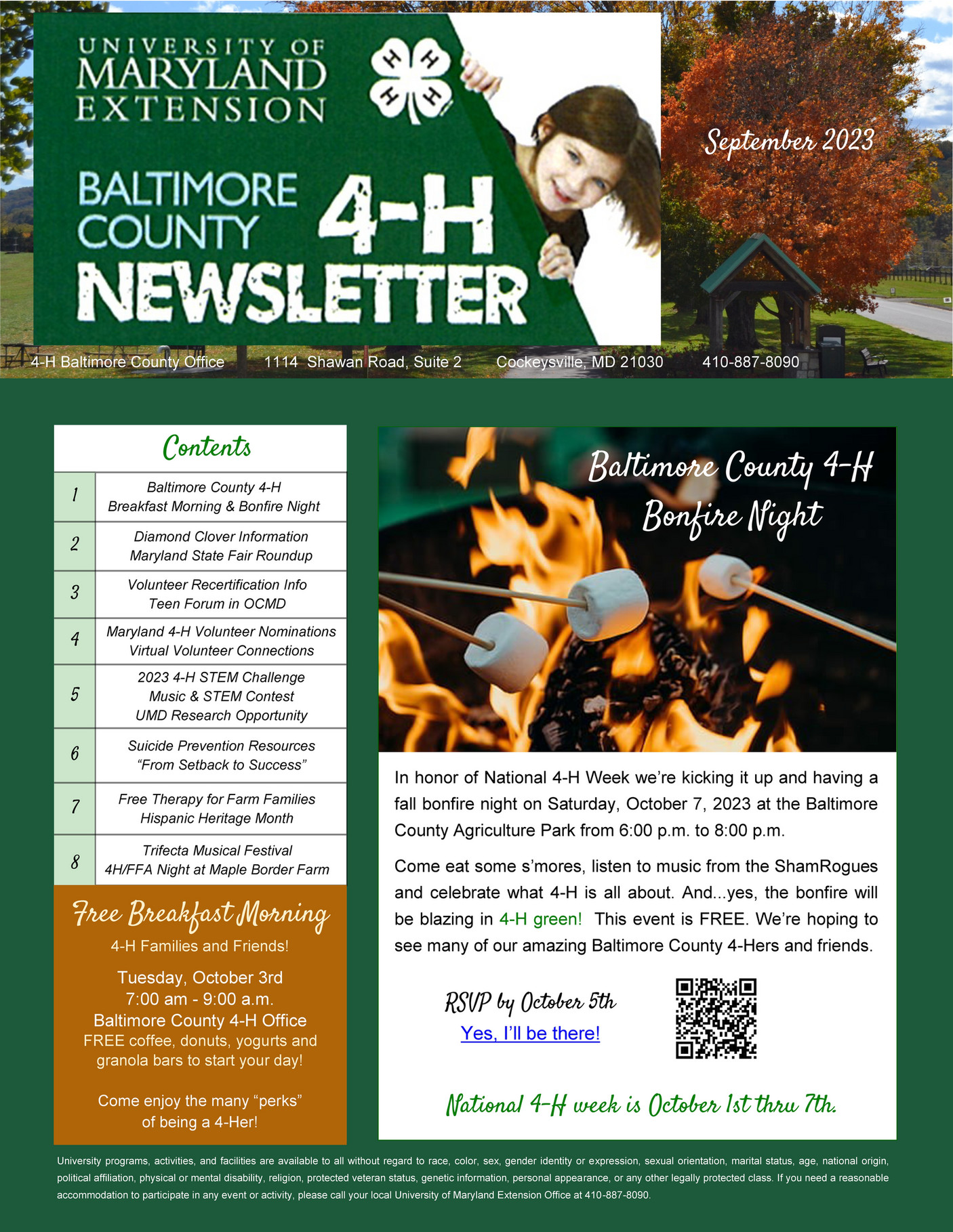 University of Maryland Extension - Baltimore County 4-H News ...