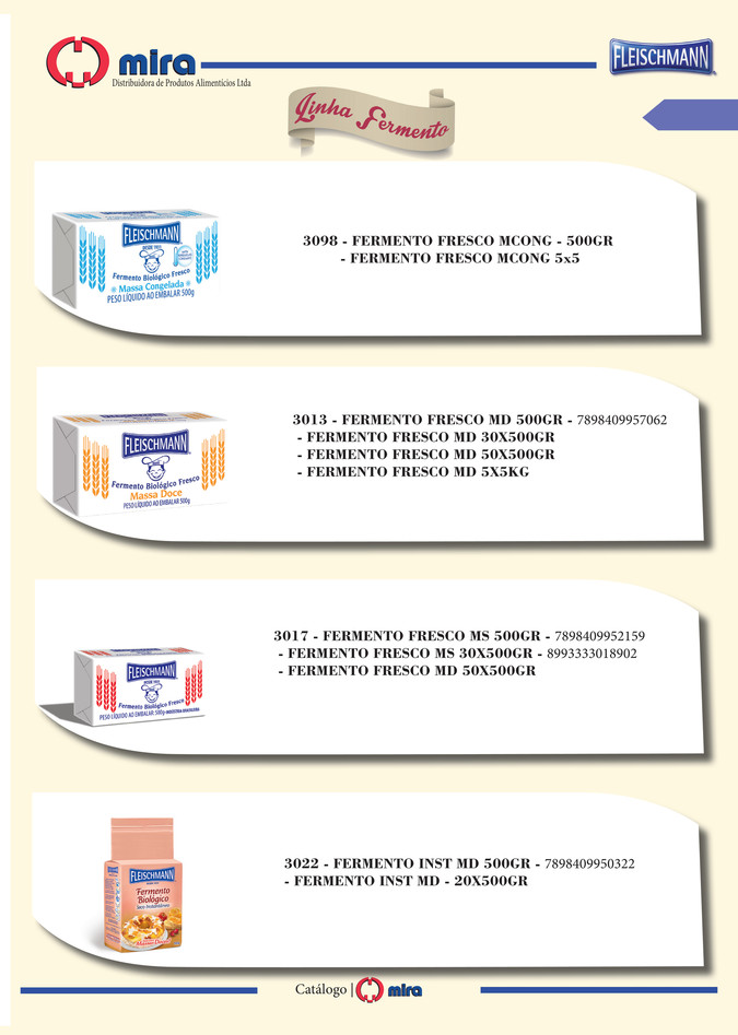 Fermento Biologico Fleischmann 500G Fresco Fermento Biologico Fresco (7898409952159)