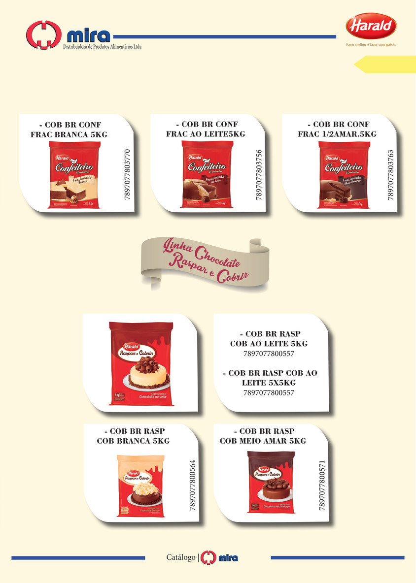 Cobertura Harald Confeiteiro 5Kg Chocolate Meio Amargo Cobertura Confeiteiro Chocolate Meio Amargo (7897077803763)