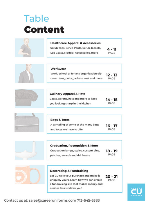 Career Uniforms CU Catalog Current Page 23