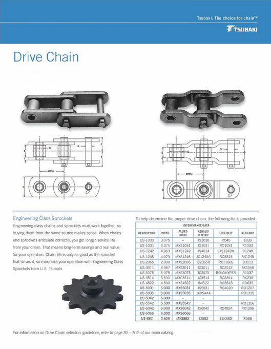 Js5031 Chain Motion - Tsubaki-Engineering-Class-Drive-Chain - Page 2-3