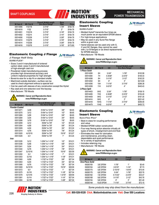 Motion - MechanicalPowerTransmissionProductCatalog - Page 230-231