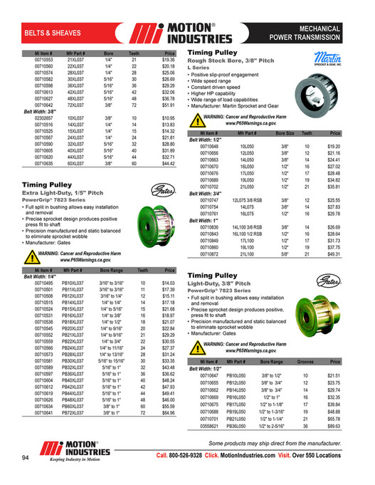 Motion - MechanicalPowerTransmissionProductCatalog - Page 98-99