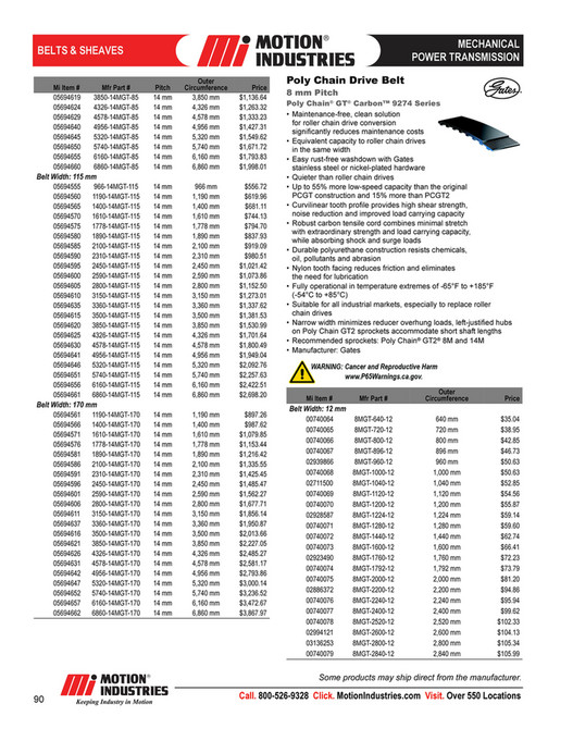 Motion - MechanicalPowerTransmissionProductCatalog - Page 92-93
