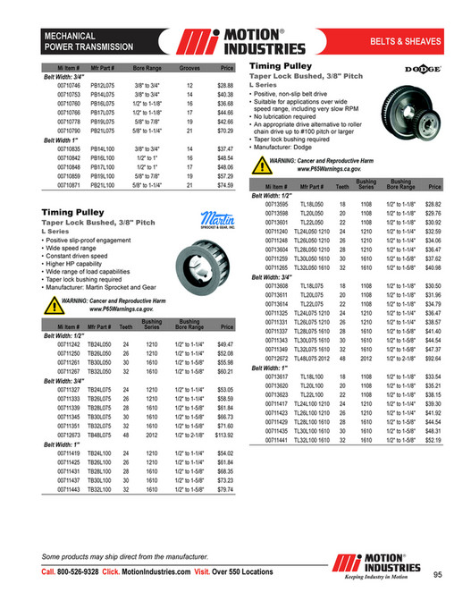 Motion - MechanicalPowerTransmissionProductCatalog - Page 98-99