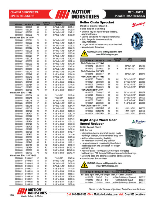Motion - MechanicalPowerTransmissionProductCatalog - Page 172-173