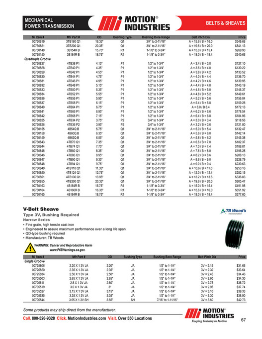 Motion - MechanicalPowerTransmissionProductCatalog - Page 72-73