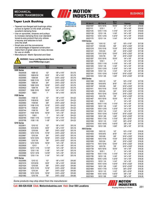 Motion - MechanicalPowerTransmissionProductCatalog - Page 252-253