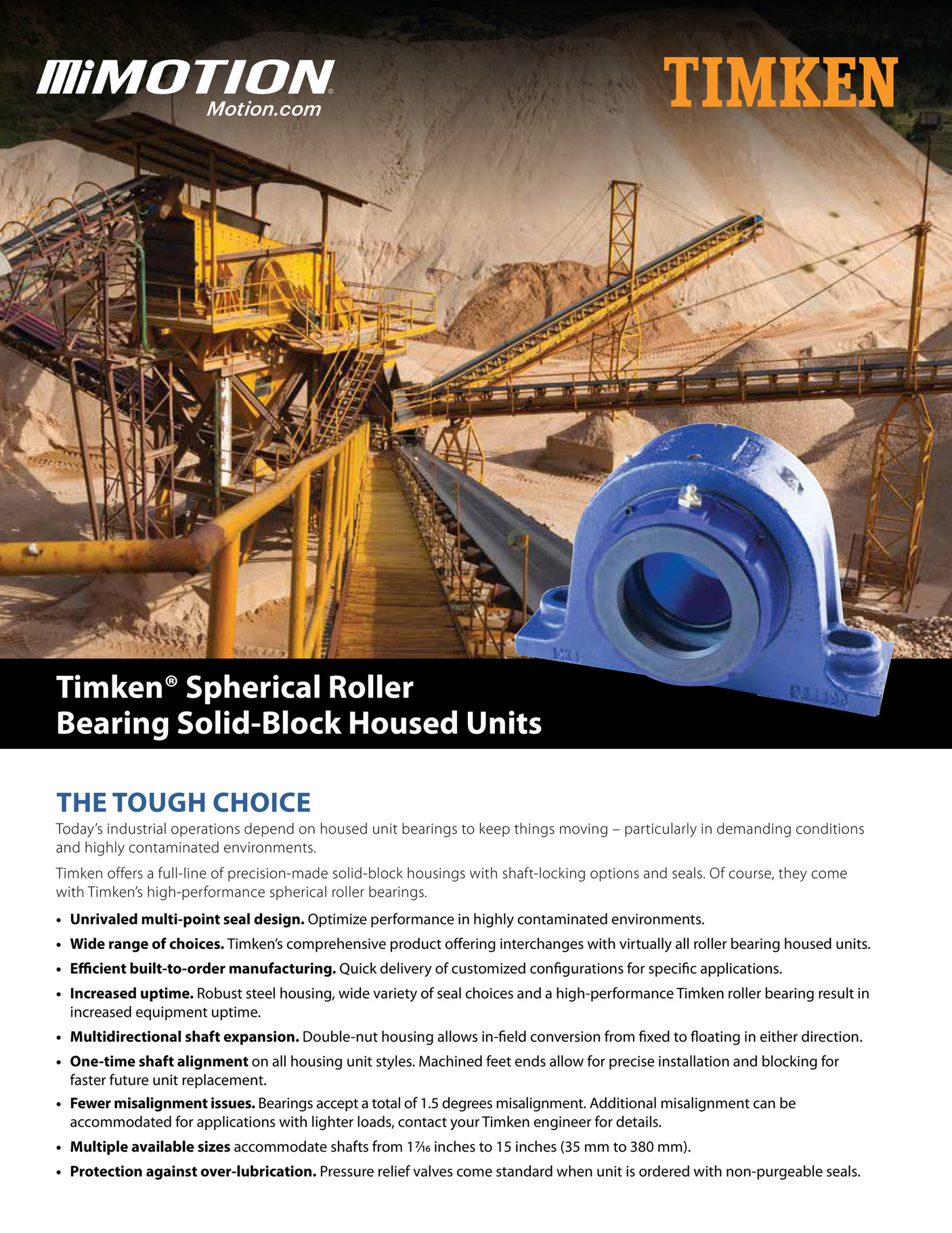 Motion TimkenQMRHUBrochure Page 1