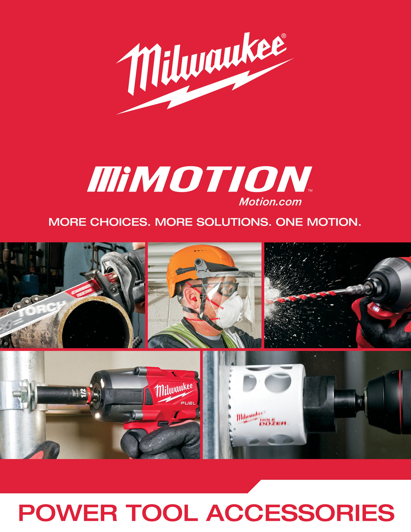 Motion Milwaukee Accessories Catalog Page 1
