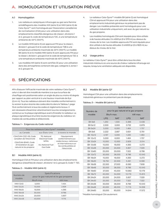 Motion - Cata-Dyne BX Series Gas Catalytic Heater Owners Manual ...
