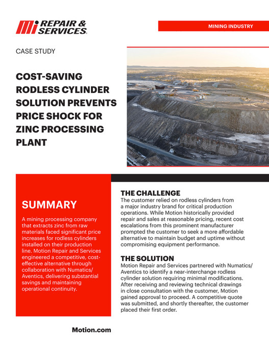 Motion - Motion Repair and Services - Mining - Aventics Case Study 2025 ...