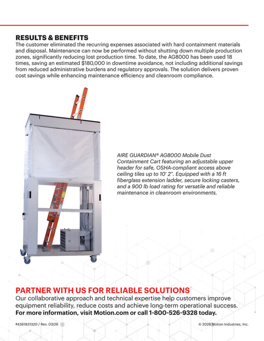 Automated Containment System Motion - Motion - Pharmaceutical Manufacturing - Portable Containment ...