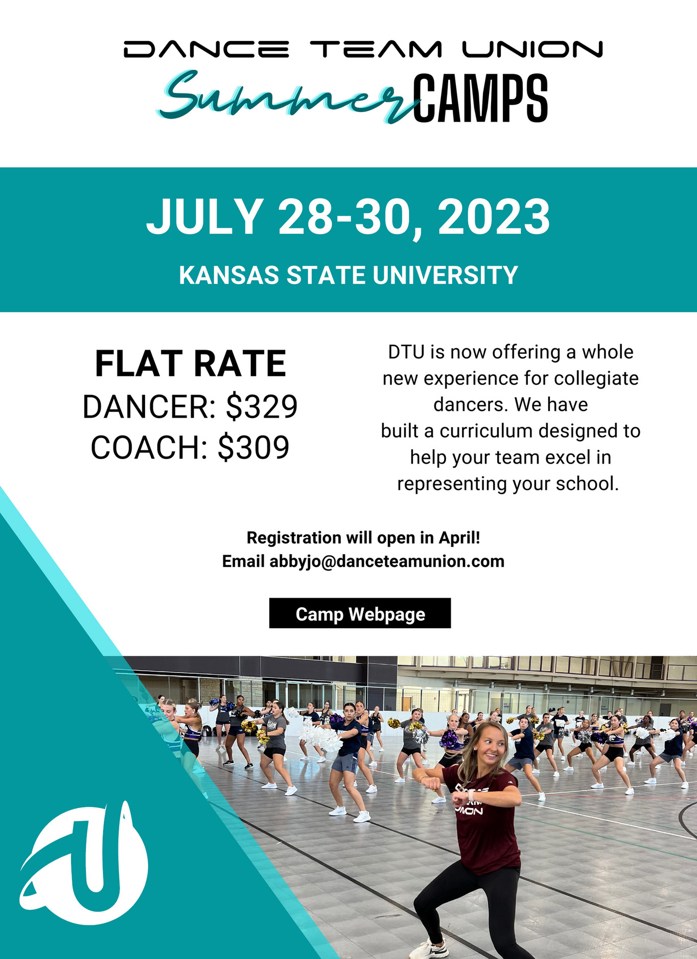 Dance Team Union College Camp 2023 Kansas Page 1