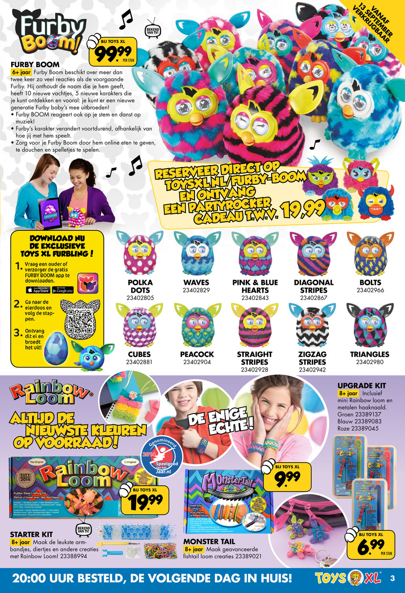 Furby Boom Zigzag Stripes