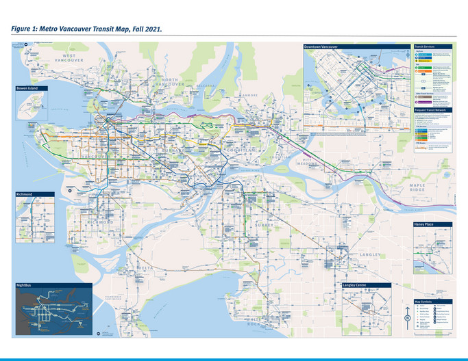 Translink Bus Layout TransLink - 2021 Transit Service Performance Review - Page 10-11