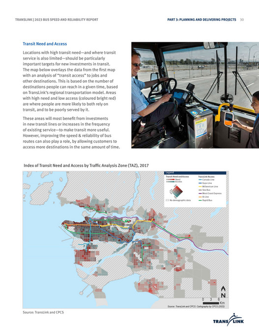 Translink Access TransLink - Bus Speed and Reliability Report 2023 - Page 32-33