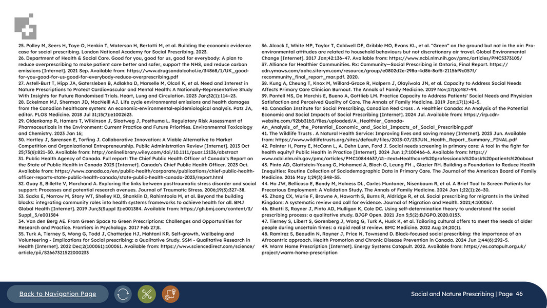 CASCADES - Social and Nature Prescribing playbook - Page 45