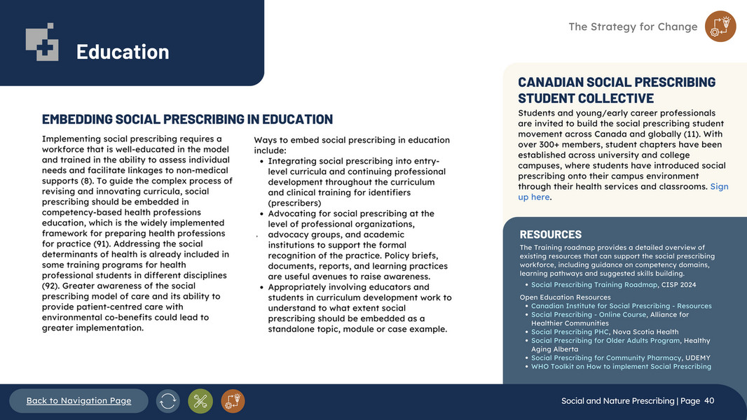 CASCADES - Social and Nature Prescribing playbook - Page 40